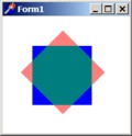 Screenshot: BlendMode example 1