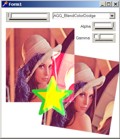 Screenshot: BlendMode example 2