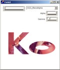 Screenshot: example