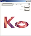 Screenshot: example